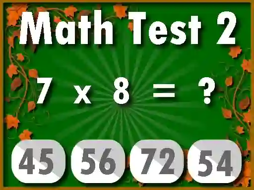 Joc Math Test 2 en línia
