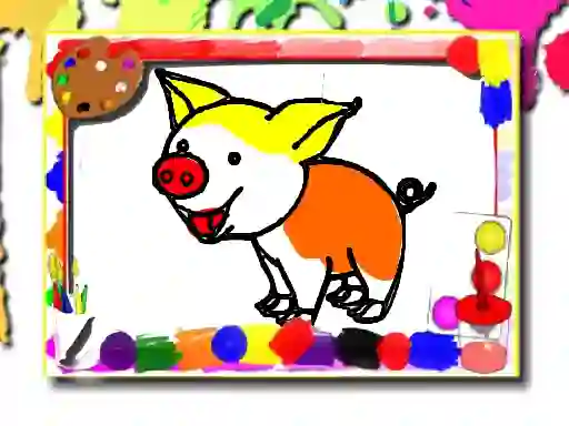 Joc Pigs Coloring Book en línia