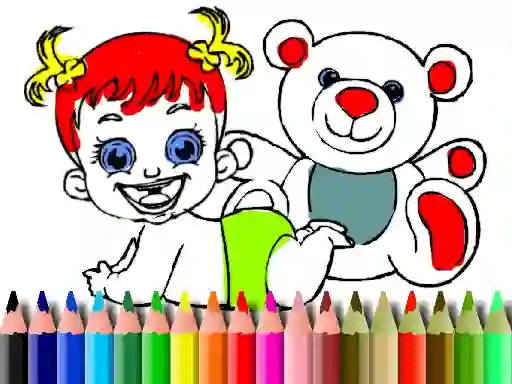 Joc Back To School: Baby Doll Coloring en línia