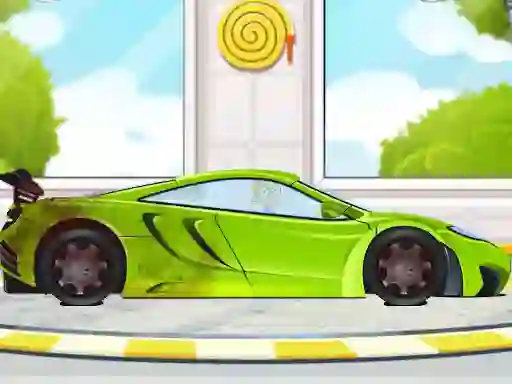 Joc Sports Car Wash 2D en línia