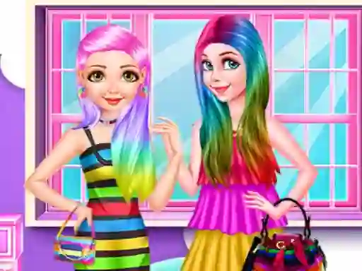 Joc Princess Rainbow Look en línia