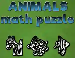 Joc Animals Math Puzzles en línia