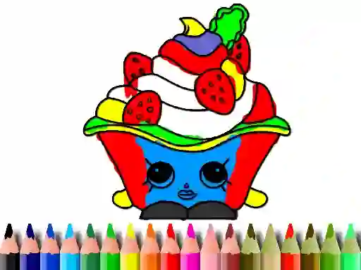 Joc Back To School: Cake Coloring Book en línia