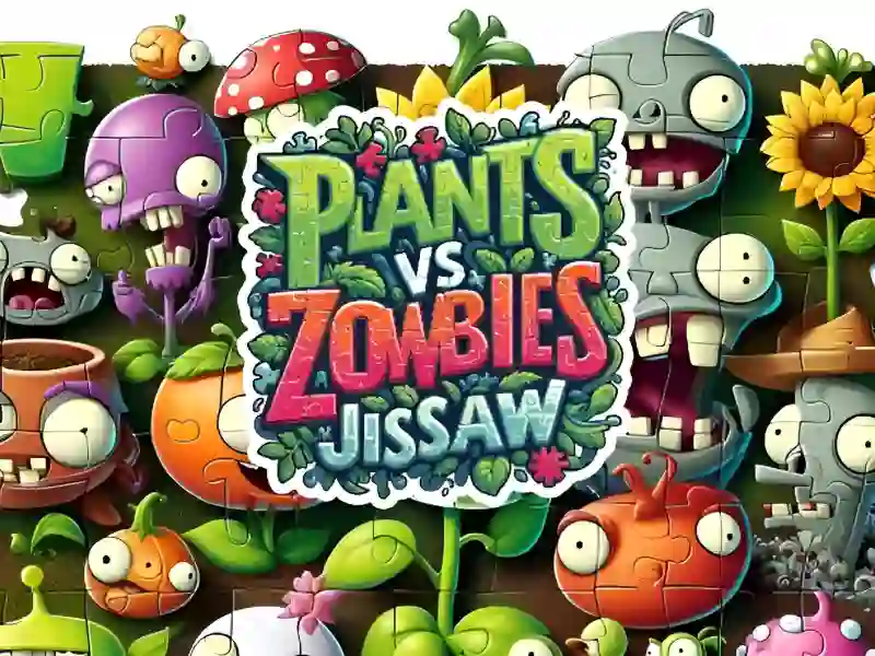 Joc Plants vs Zombies Jigsaw en línia
