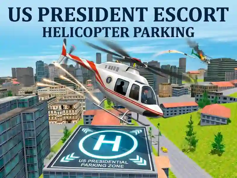 Joc US President Escort Helicopter Parking en línia