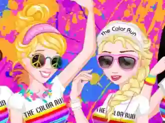 Joc Princess Color Run en línia