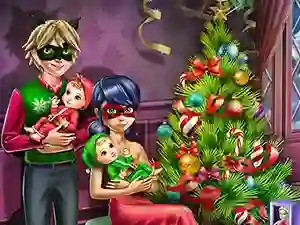 Joc Dotted Girl Family Christmas en línia