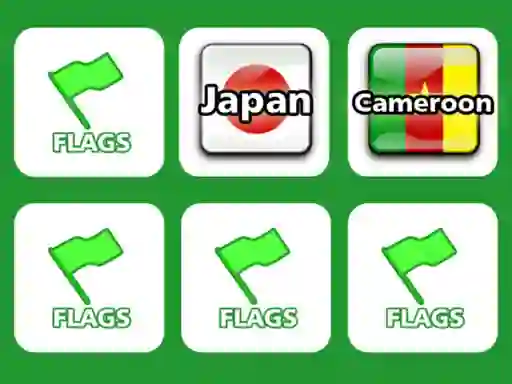 Joc Memory With Flags en línia