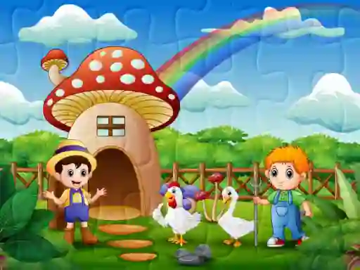 Joc Farm Animal Jigsaw en línia