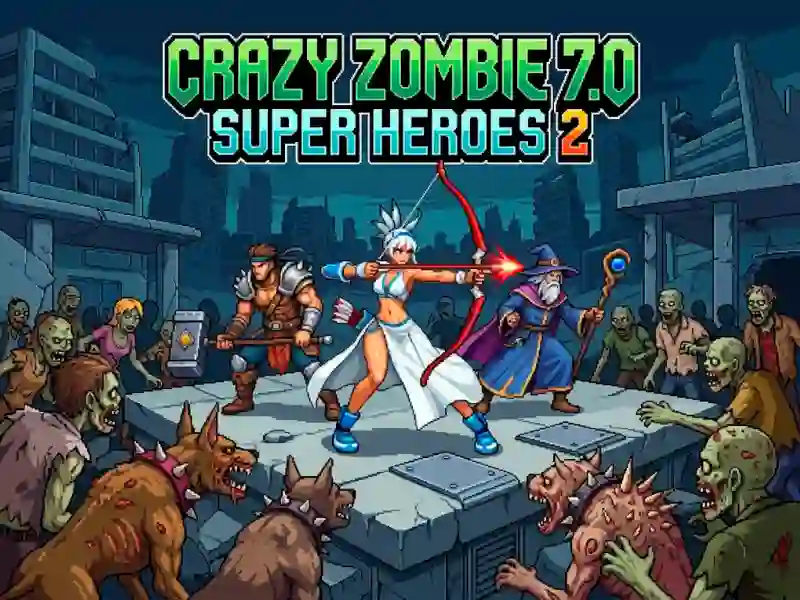 Joc Crazy Zombie 7.0 Super Heroes 2 en línia