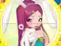 Joc Winx bunny style: Round Puzzle en línia