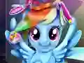 Joc Rainbow pony real haircuts en línia