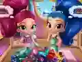 Joc Shimmer And Shine Wardrobe Cleaning en línia