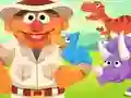 Joc 123 Sesame Street: Ernie's Dinosaur Day Care en línia