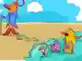 Joc Cartoon Birds Differences en línia