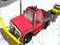 Joc Winter Snow Plow Jeep Driving en línia