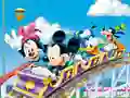 Joc Mickey in Rollercoaster - Set the blocks en línia