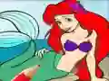 Joc Princess Mermaid Coloring Game en línia