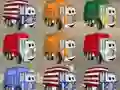 Joc Garbage Trucks Matching en línia