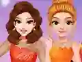 Joc Princesses Ice Skating Dress Up en línia