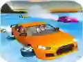 Joc Crazy Water Surfing Car Race en línia