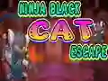 Joc Ninja Black Cat Escape en línia