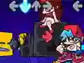 Joc Friday Night Funkin vs Geometry Dash en línia