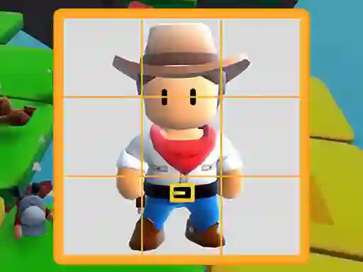 Joc Stumble Boys Sliding Puzzle en línia