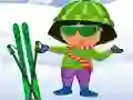 Joc Dora Ski Dress up en línia
