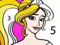 Joc Princess Coloring By Number en línia