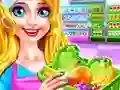 Joc Supermarket Girl Cleanup en línia