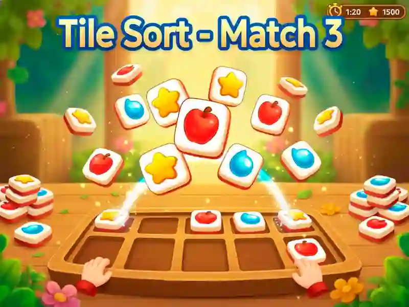Joc Tile Sort - Match 3 en línia