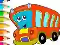 Joc Coloring Book: Bus en línia