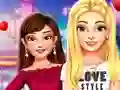 Joc BFFs High School First Date Look en línia