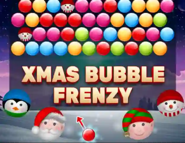 Joc Xmas Bubble Frenzy en línia