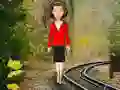 Joc Girl Escape From Railway Track en línia