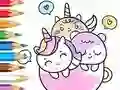 Joc Coloring Book: A Cup Of Unicorn en línia