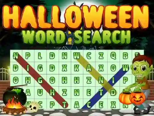 Joc Halloween Words Search en línia