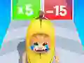 Joc Epic Banana Run: Merge Master en línia