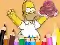 Joc Coloring Book: Simpson Doughnut en línia