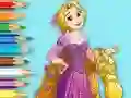 Joc Coloring Book: Princess Rapunzel en línia