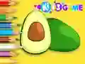 Joc Coloring Book: Avocado Fruit en línia