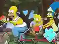 Joc Jigsaw Puzzle: Simpson Family Riding en línia