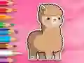 Joc Coloring Book: Cute Alpaca en línia