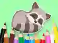 Joc Coloring Book: Baby Raccoon en línia