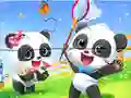 Joc Jigsaw Puzzle: Baby Panda Spring Outing en línia