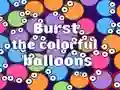 Joc Burst the Colorful Balloons en línia