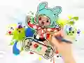 Joc Coloring Book: Toca Boca Skateboard en línia