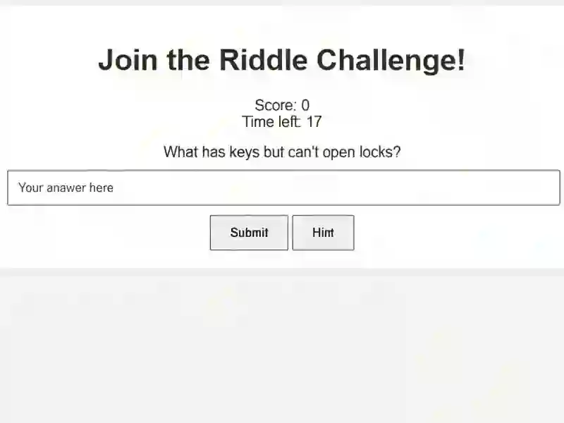 Joc Riddle Challenge en línia