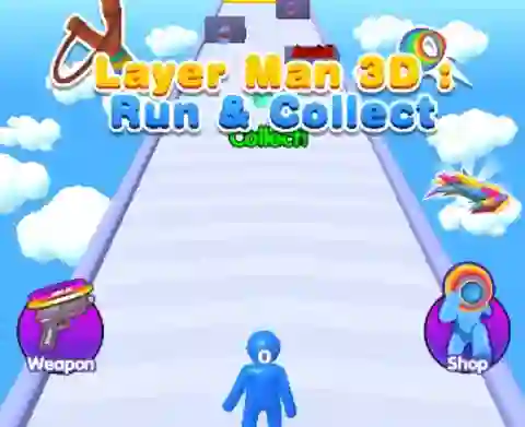 Joc Layer Man 3d Run Collect en línia